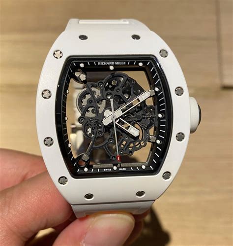 richard mille rm 055 white|richard mille bubba watson price.